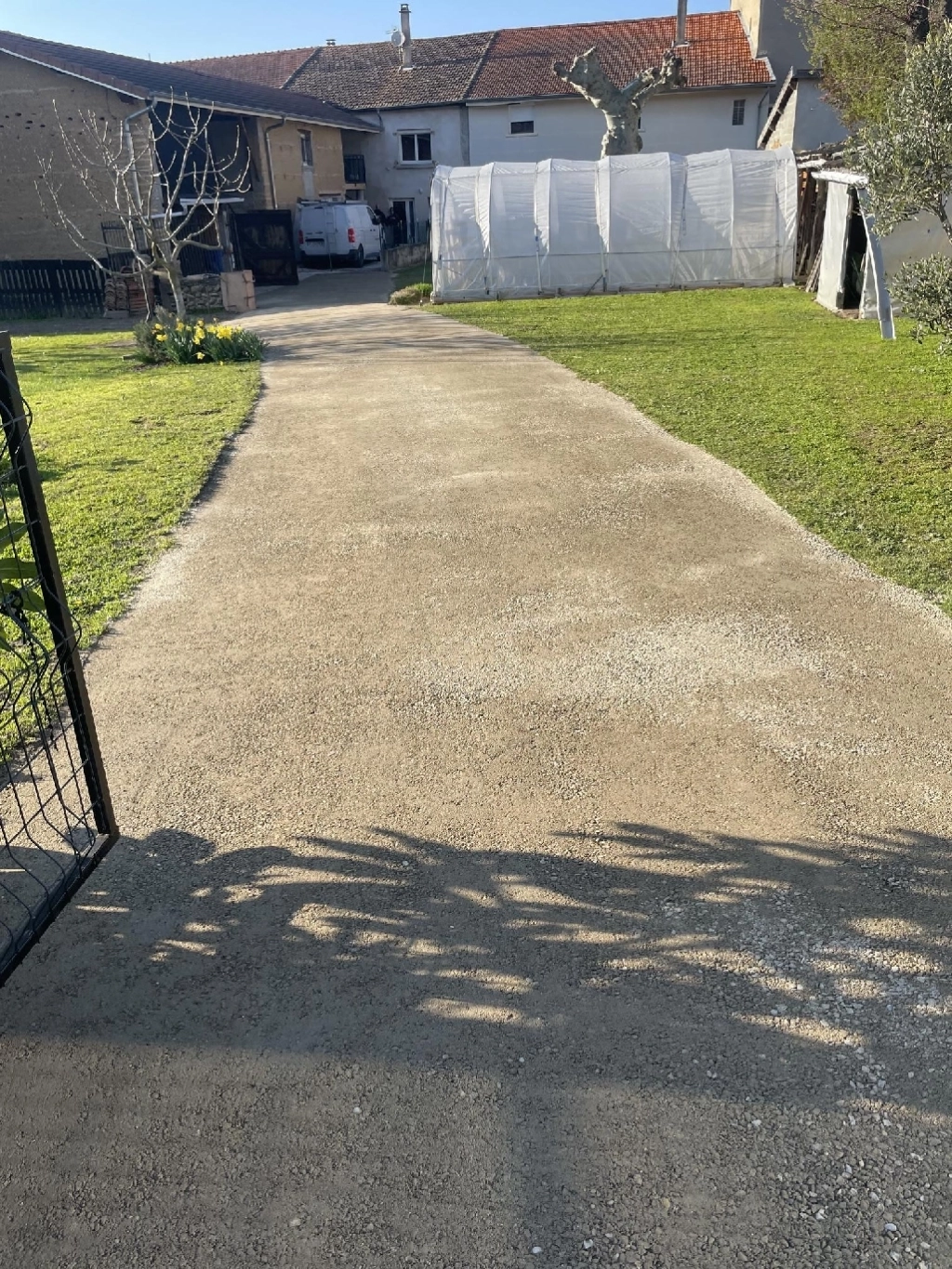 Chemin d'accès en 0/15 Granit